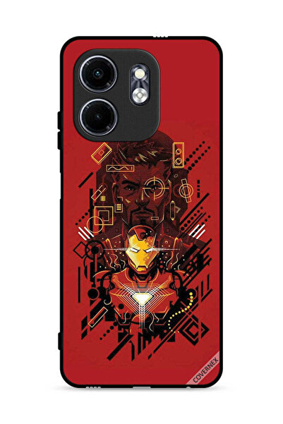 Covernex غطاء حماية لهاتف إنفينيكس سمارت 9 4G برسومات الرجل الحديدي