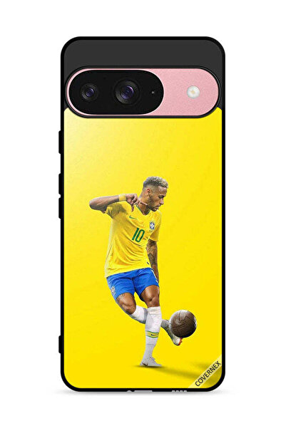 Covernex غطاء حماية لجهاز جوجل بيكسل 9 بتصميم نيمار مع كرة قدم
