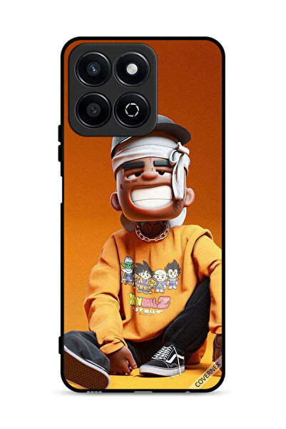 Covernex غطاء حماية لهاتف Honor Play 60 Plus 5G برسومات فتى متعب مصاب