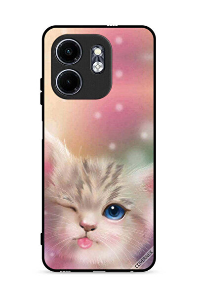 Covernex غطاء حماية لهاتف إنفينيكس سمارت 9 4G بتصميم قطة لطيفة
