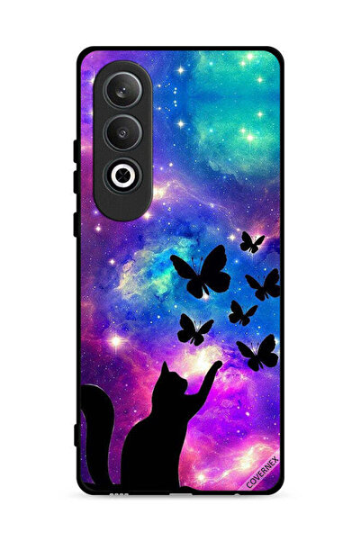 Covernex غطاء حماية لهاتف OnePlus Nord CE4 5G بنقشة قطة وفراشات