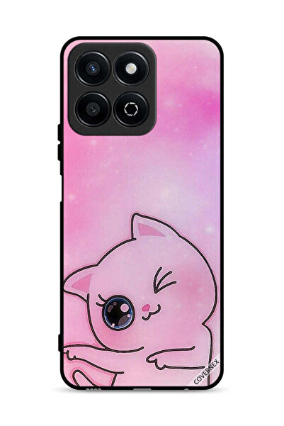 Covernex غطاء حماية لهاتف Honor Play 60 Plus 5G بتصميم Go This Way Kitten