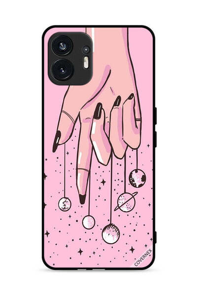 Covernex غطاء حماية لهاتف Nothing Phone (2) 5G، كواكب معلقة من الأصابع