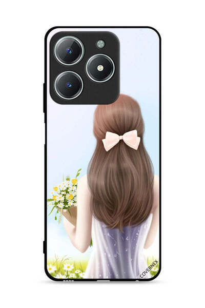 Covernex غطاء حماية لهاتف Realme C61 4G بنقشة فتاة جميلة