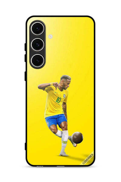 Covernex غطاء حماية لهاتف سامسونج جالاكسي M56 5G، نيمار مع كرة قدم