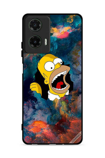 Covernex غطاء حماية لهاتف موتورولا موتو جي 35 5 جي بتصميم سيمبسون