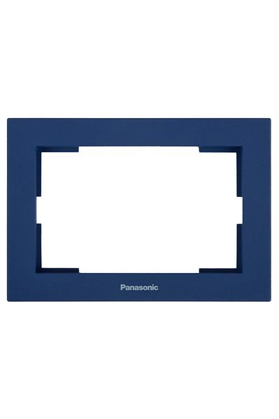 PANASONIC Frame for Double Socket Karre Plus 55 Soft Touch Ocean