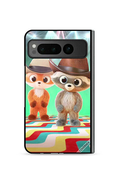 Covernex غطاء حماية لهاتف Google Pixel Fold 5G بنقشة الأرانب