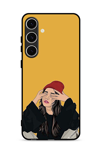 Covernex غطاء حماية لهاتف سامسونج جالاكسي S24 FE 5G برسومات فتاة حزينة