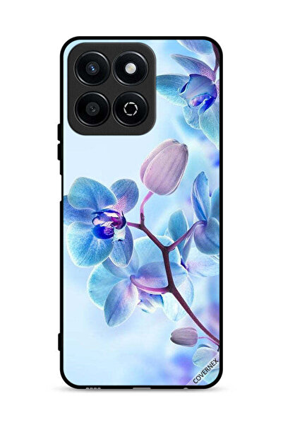 Covernex غطاء حماية لهاتف Honor Play 60 Plus 5G بنقشة زهور الأوركيد
