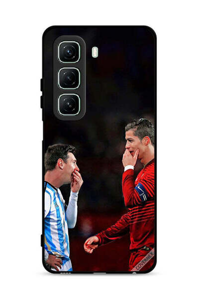 Covernex غطاء حماية لهاتف Infinix Hot 50 5G رونالدو وميسي في إطار واحد