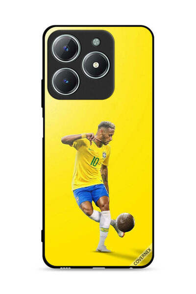 Covernex غطاء حماية لهاتف Realme C61 4G بتصميم نيمار مع كرة قدم
