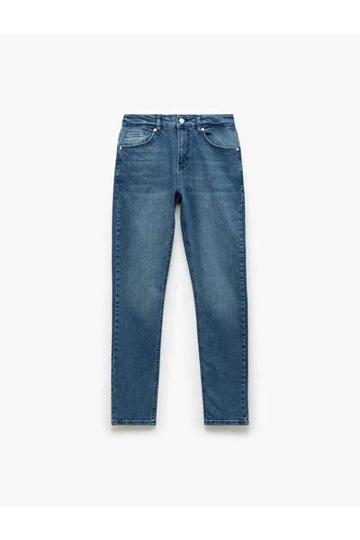 Koton indigo Pantaloni de jeans pentru bărbați 6Wam40096nd