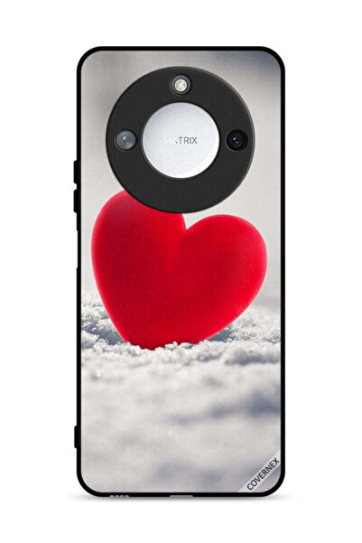 Covernex غطاء حماية لهاتف Honor X60 5G بتصميم قلب أحمر جميل