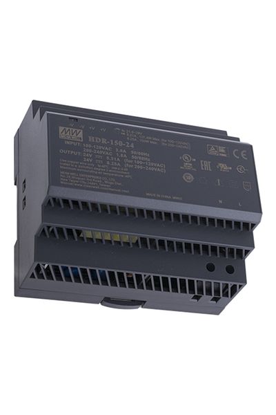 Meanwell Sursă de alimentare în comutație, 24V / 6.25A, șină DIN - MEAN WELL HDR-150-24