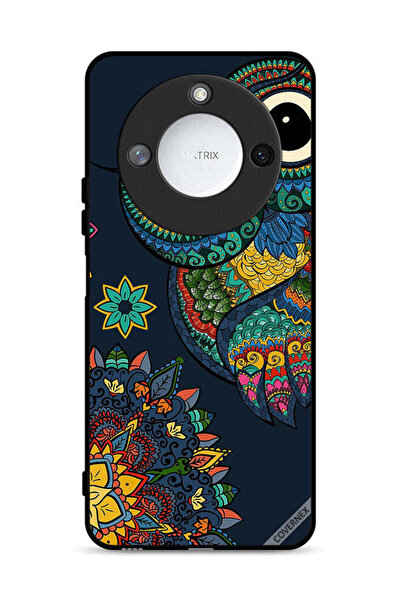 Covernex غطاء حماية لهاتف Honor X60 5G بتصميم بومة زهرية