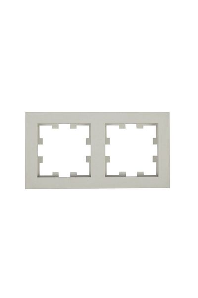 PANASONIC Horizontal Double Frame Karre Plus 55 Soft Touch Sandstone