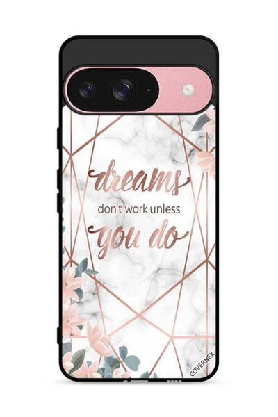 Covernex غطاء حماية لجهاز Google Pixel 9 الأحلام لا تتحقق إلا إذا فعلتها أنت