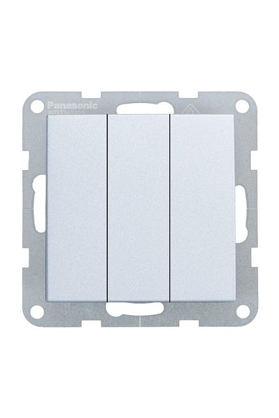PANASONIC Tripple Switch Mechanism Karre Plus 55 Silver