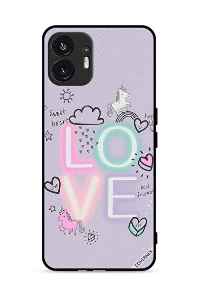 Covernex Nothing Phone (2) 5G Protective Case Cover Sweet Heart Love Unicorn