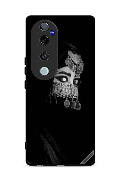 Covernex غطاء حماية لهاتف Vivo S19 Pro 5G، فتاة ذات عيون جميلة ووجه مجوهرات