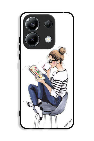 Covernex غطاء حماية لهاتف Xiaomi Poco M6 Pro 4G بطبعة كتاب قراءة الفن