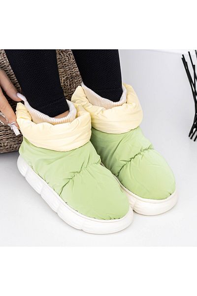 FASHION Women's Slippers A-622 Green |