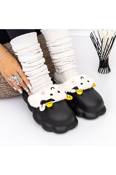 FASHION Women's Slippers W-23 Black |