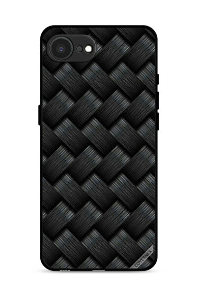 Covernex غطاء حماية لجهاز Apple iPhone 16e بنمط خطوط داكنة