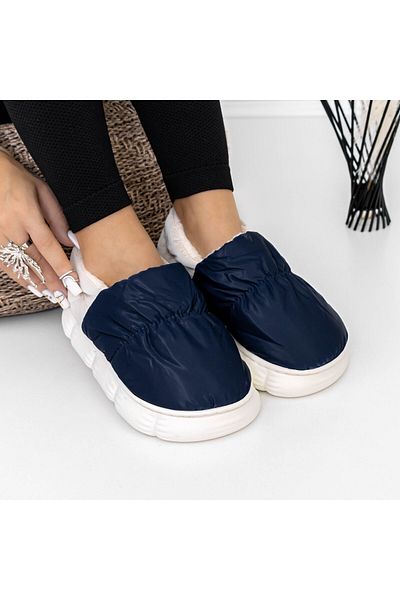 FASHION Women's Slippers A-623 Navy Blue |