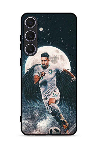 Covernex غطاء حماية لهاتف سامسونج جالكسي S25، سالم الدوسري يحمل كرة قدم