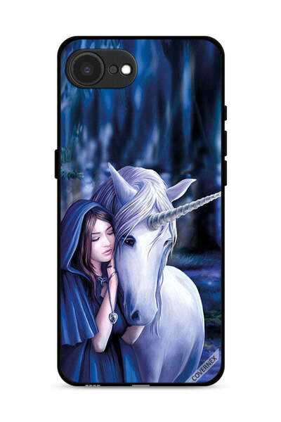 Covernex غطاء حماية لجهاز Apple iPhone 16e بتصميم فتاة وحيد القرن المحبوبة