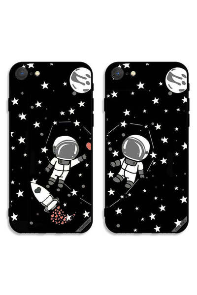 Covernex حافظتان واقيتان لهاتف Apple iPhone 8، غطاء خلفي بتصميم رائد فضاء وكو...