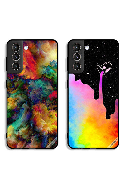 Covernex حافظتان لهاتف سامسونج جالاكسي S21 5G، أغطية حماية بألوان عتيقة وتلوي...