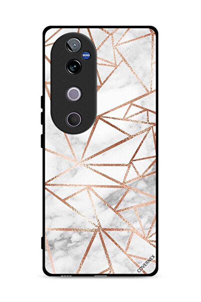 Covernex غطاء حماية لهاتف Vivo V40 5G بنمط رخامي وورق جدران