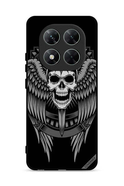 Covernex غطاء حماية لهاتف Xiaomi Poco X7 5G بتصميم جمجمة وأجنحة نسر