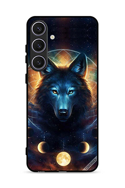 Covernex غطاء حماية لهاتف سامسونج جالكسي S25 بلس بتصميم ذئب في الفضاء