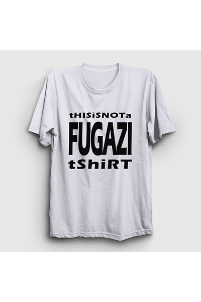 Presmono Tricou unisex alb This Is Not A Fugazi 556098tt