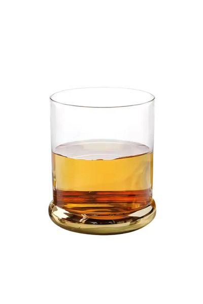 LUXXO Set 6 whisky glasses made of crystal, Chaud, 480ml