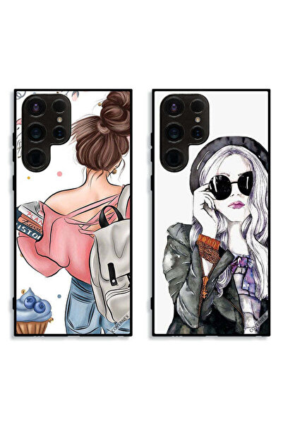 Covernex حافظتان لهاتف سامسونج جالاكسي S23 ألترا 5G، أغطية واقية بتصميم فتاة ...