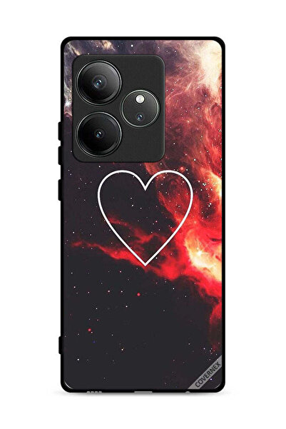 Covernex غطاء حماية لهاتف Realme GT 6T 5G بتصميم قلب في الفضاء
