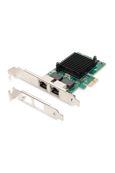 Digitus Card PCIe Dual-Port Gigabit Ethernet Intel