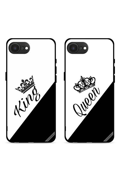 Covernex حافظتان لهاتف Apple iPhone 16e، أغطية حماية للزوجين بتصميم ملك وملكة...