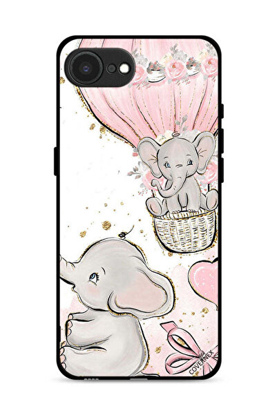 Covernex غطاء حماية لجهاز Apple iPhone 16e بتصميم فن الفيلة الصغيرة