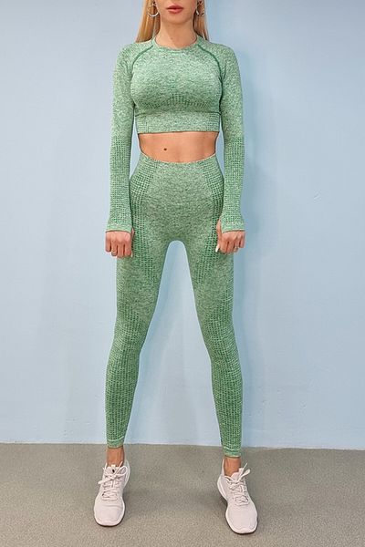FashionForYou Fitness Wish Set, Green, M/l
