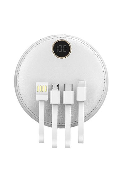 OEM Round external battery, Power Bank with fast charging, Fast Charge, 10W, 10,000 mAh