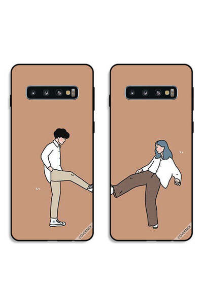 Covernex حافظتان لهاتف سامسونج جالاكسي S10 بلس، أغطية حماية للقدمين، أغطية خل...