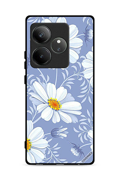 Covernex غطاء حماية لهاتف Realme GT 6 5G بطبعة زهور متفتحة