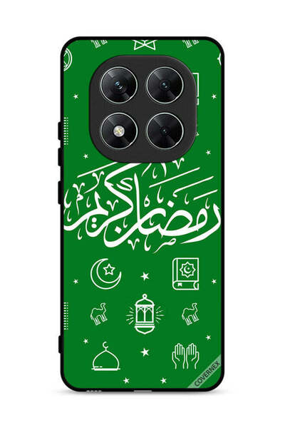Covernex غطاء حماية لهاتف شاومي ريدمي نوت 14 برو 5G - رمضان كريم - أخضر