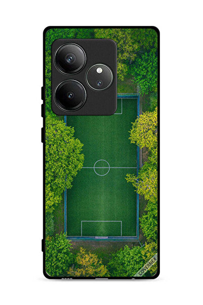 Covernex غطاء حماية لهاتف Realme GT 6T 5G بتصميم منظر ملعب كرة القدم